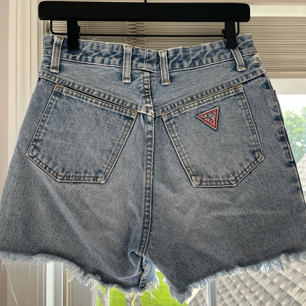 Guess Women's Light Blue Jean Shorts